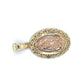 10K Two-Tone Gold Pendant