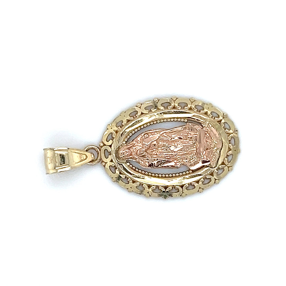 10K Two-Tone Gold Pendant