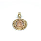 10K Two-Tone Gold Pendant
