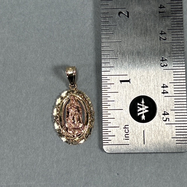 10K Two-Tone Gold Pendant
