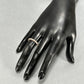 14K Yellow Gold Diamond Lady's Wedding Band; Size 7