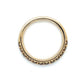 14K Yellow Gold Diamond Lady's Wedding Band; Size 7