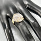 14K Yellow Gold Diamond Lady's Fashion Ring; Size 7