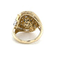 14K Yellow Gold Diamond Lady's Fashion Ring; Size 7