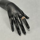 14K Yellow Gold Diamond Lady's Fashion Ring; Size 7