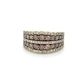 14K Yellow Gold Diamond Lady's Fashion Ring; Size 7