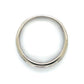 14K White Gold Diamond Gentleman's Wedding Band; Size 12.5