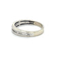 14K White Gold Diamond Gentleman's Wedding Band; Size 12.5