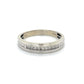 14K White Gold Diamond Gentleman's Wedding Band; Size 12.5