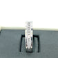 14K White Gold Diamond Gentleman's Wedding Band; Size 12.5