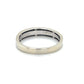 14K White Gold Diamond Gentleman's Wedding Band; Size 12.5