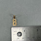 14K Yellow Gold "8" Pendant