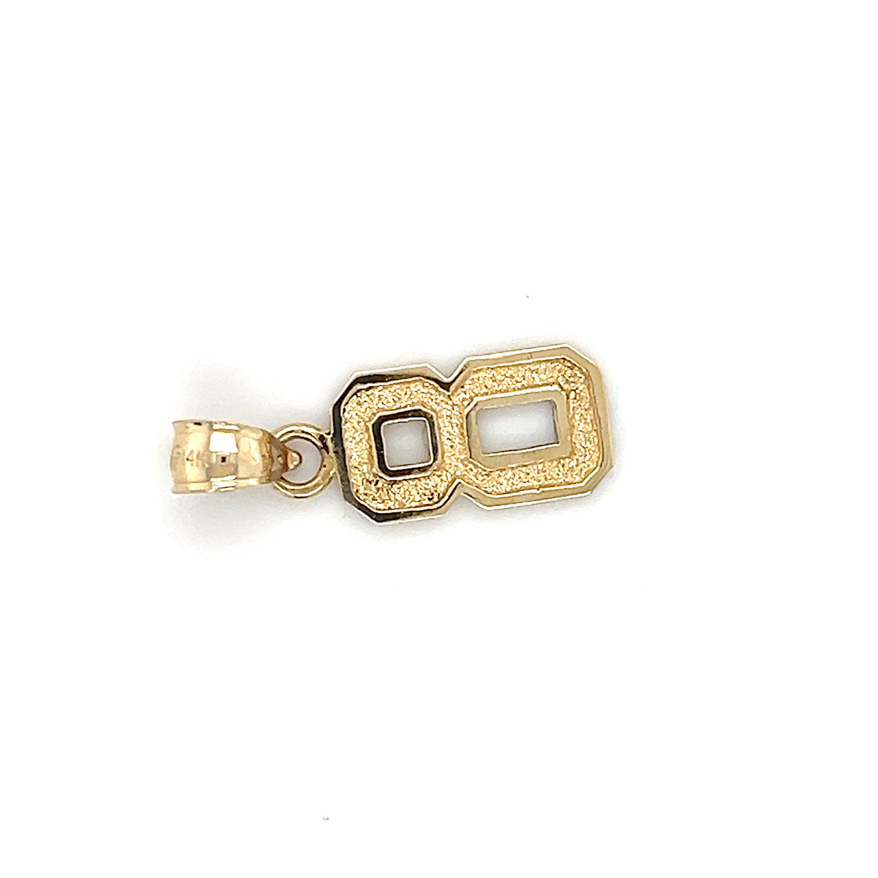14K Yellow Gold "8" Pendant