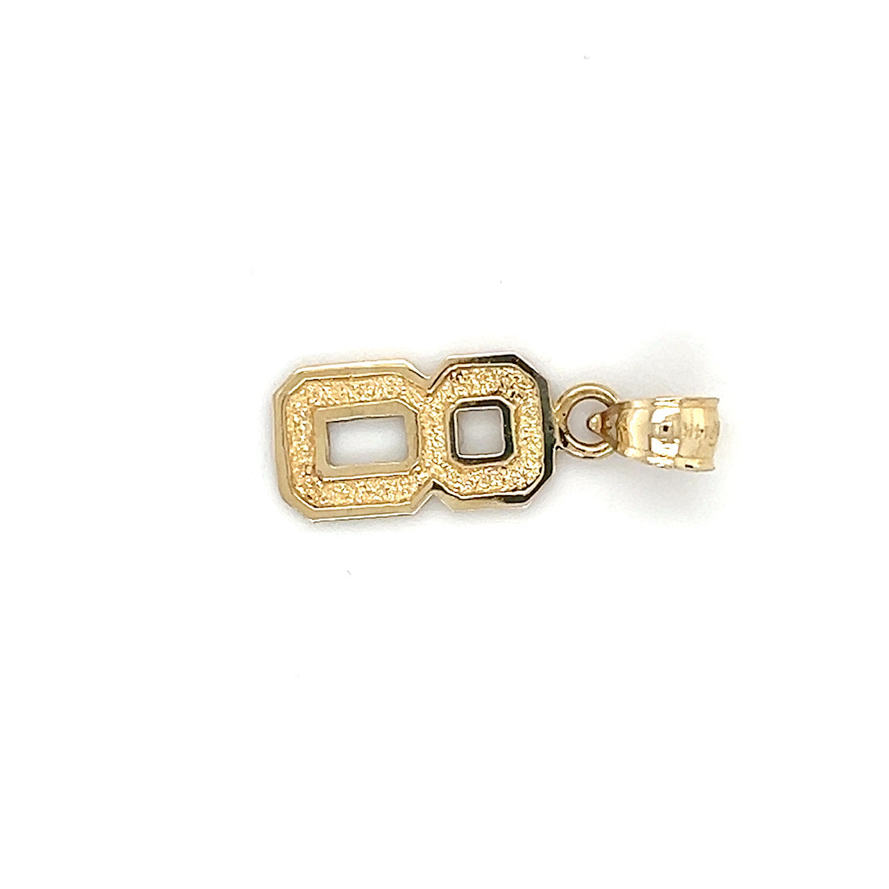 14K Yellow Gold "8" Pendant