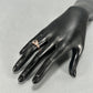 10K Rose Gold Diamond & Morganite Accent Ring; Size 7