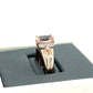 10K Rose Gold Diamond & Morganite Accent Ring; Size 7