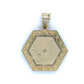 10K Two-Tone Gold Pendant