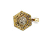 10K Two-Tone Gold Pendant