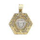10K Two-Tone Gold Pendant