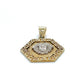 10K Two-Tone Gold Pendant