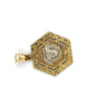 10K Two-Tone Gold Pendant