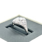 18K White Gold Diamond Lady's Fashion Ring; Size 8