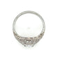 18K White Gold Diamond Lady's Fashion Ring; Size 8