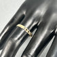 10K Yellow Gold Chain Link Ring; Size 8
