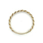 10K Yellow Gold Chain Link Ring; Size 8
