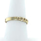 10K Yellow Gold Chain Link Ring; Size 8
