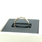 10K Yellow Gold Chain Link Ring; Size 8