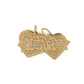 14K Yellow Gold "Best Friend" Pendant