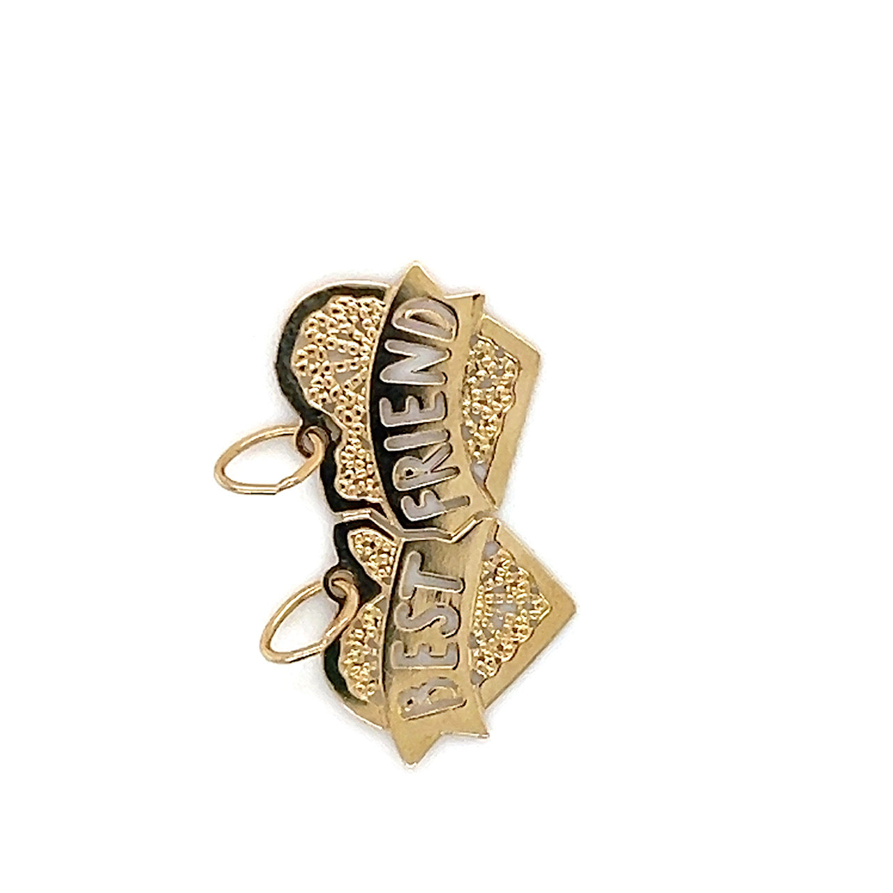 14K Yellow Gold "Best Friend" Pendant