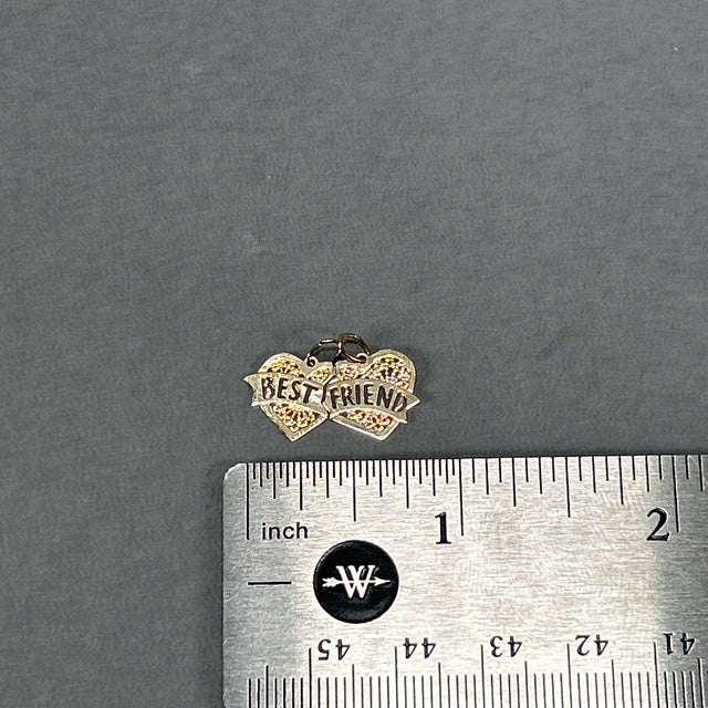 14K Yellow Gold "Best Friend" Pendant