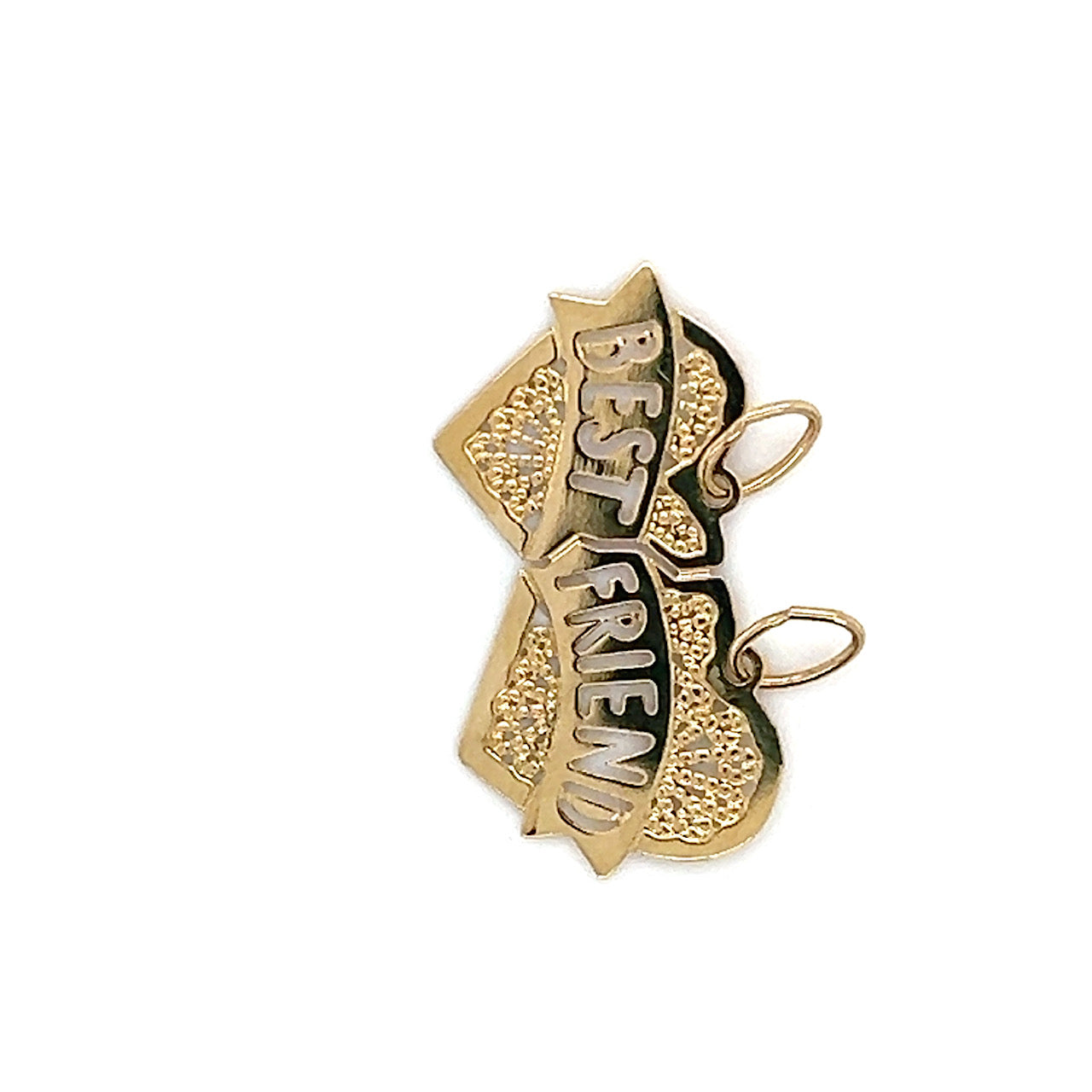 14K Yellow Gold "Best Friend" Pendant