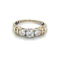 14K Yellow Gold Diamond Lady's Fashion Ring; Size 7