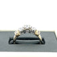14K Yellow Gold Diamond Lady's Fashion Ring; Size 7
