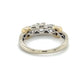 14K Yellow Gold Diamond Lady's Fashion Ring; Size 7