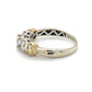 14K Yellow Gold Diamond Lady's Fashion Ring; Size 7