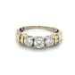 14K Yellow Gold Diamond Lady's Fashion Ring; Size 7