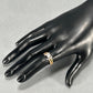 18K Yellow Gold Diamond Lady's Fashion Ring; Size 6.5