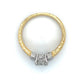 18K Yellow Gold Diamond Lady's Fashion Ring; Size 6.5