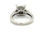 10K White Gold Diamond Lady's Fashion Ring; Size 7