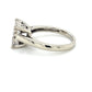 10K White Gold Diamond Lady's Fashion Ring; Size 7