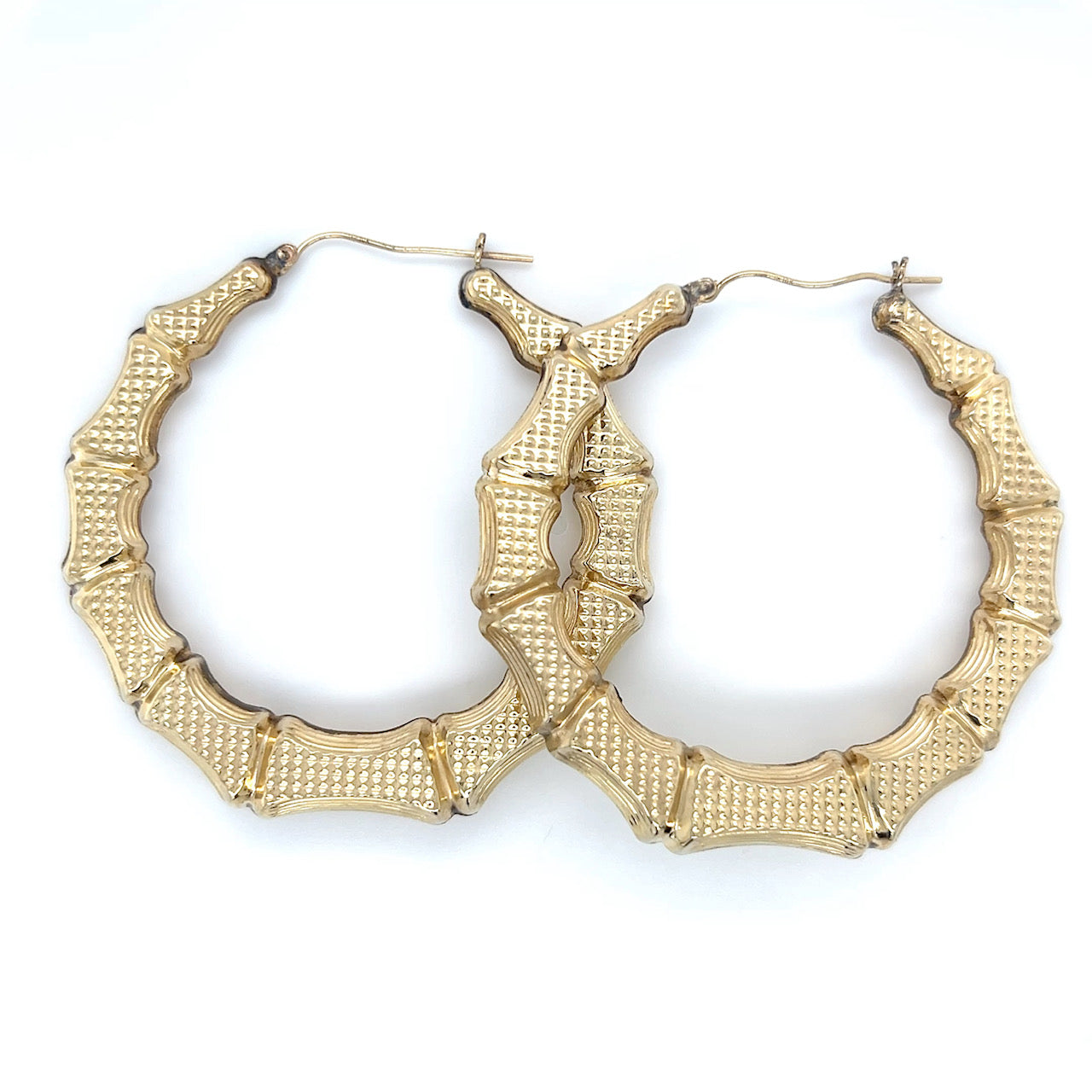 10K Yellow Gold Hoop Earrings