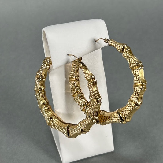 10K Yellow Gold Hoop Earrings