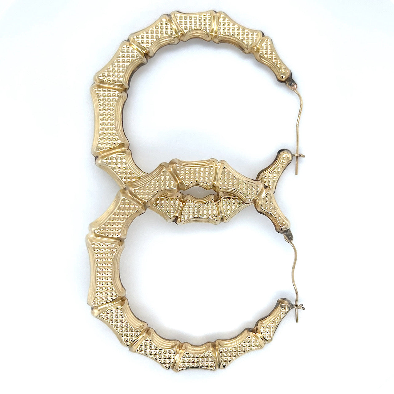 10K Yellow Gold Hoop Earrings