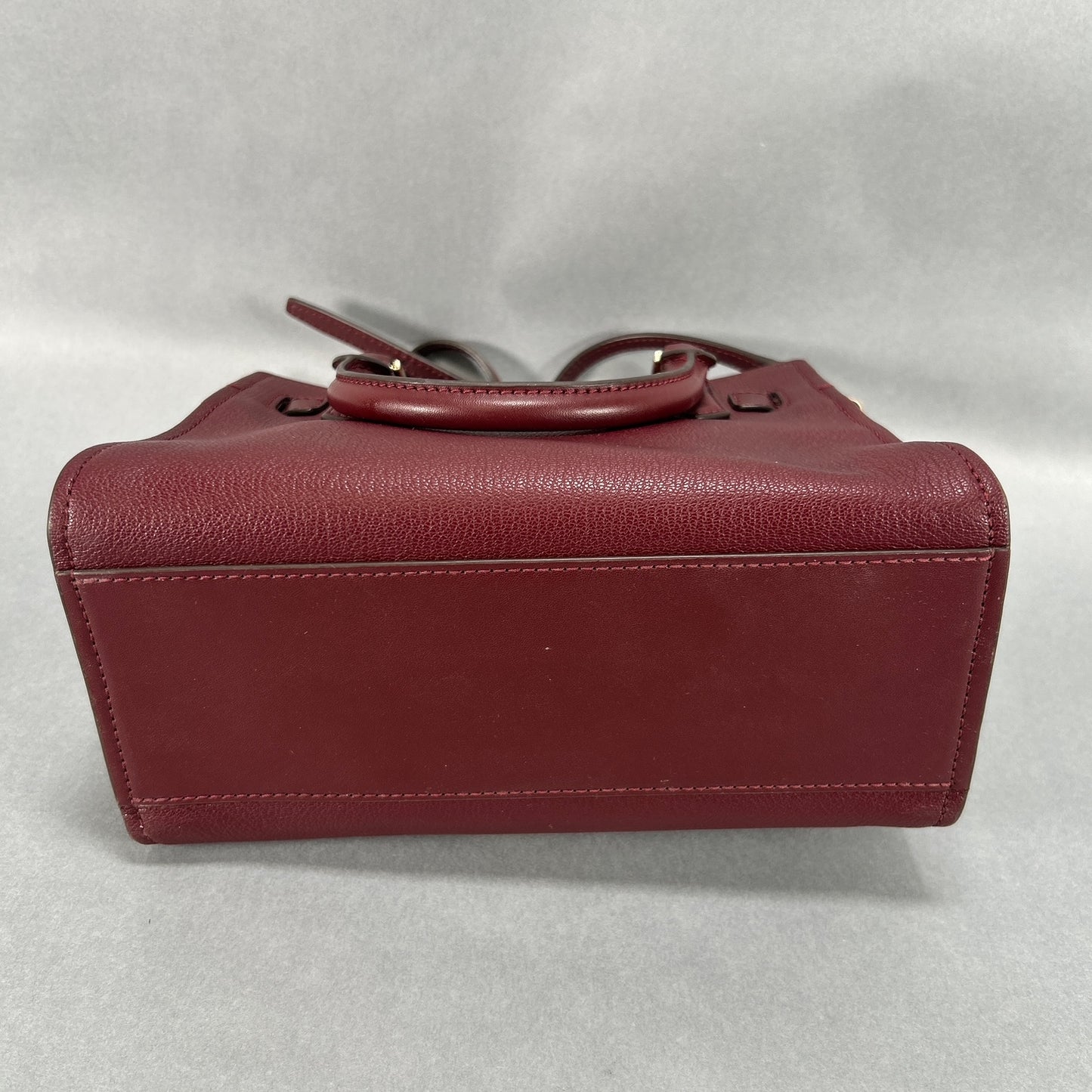 Michael Kors Hamilton Satchel Bag - Maroon