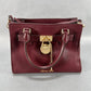 Michael Kors Hamilton Satchel Bag - Maroon