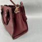 Michael Kors Hamilton Satchel Bag - Maroon
